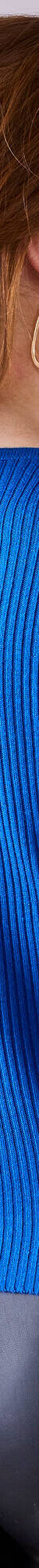 Trui in ribtricot met ronde hals (felblauw) Trui in ribtricot met ronde hals (felblauw)